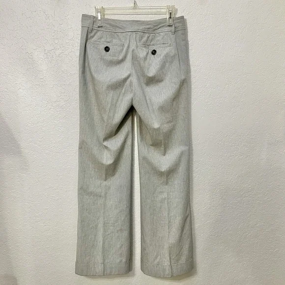 Banana Republic Gray Cuffed Dress Pants Career Business Casual‎ Trousers Stretch - Picture 5 of 7